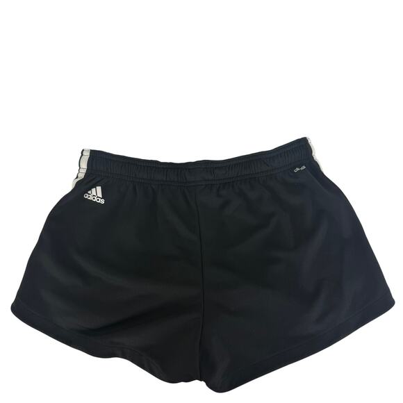 Adidas Youth Climalite Running Activewear Athletic Stripe Black Shorts 8-10 - Picture 1 of 7